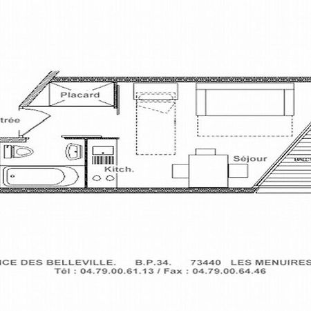 Residence Caron - Studio Pour 4 Personnes 654 Saint-Martin-de-Belleville Exterior photo